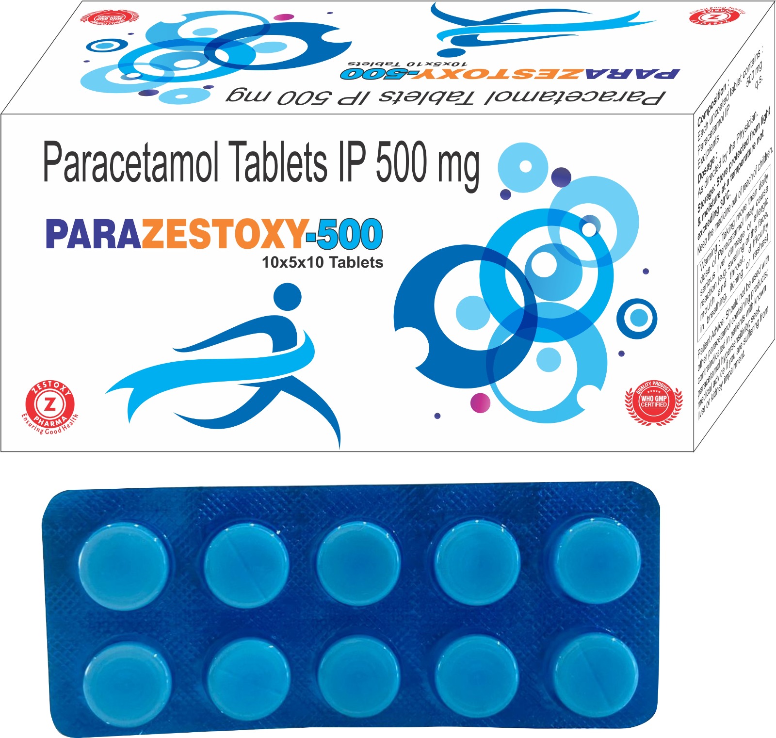 PARAZESTOXY 500 TABLETS